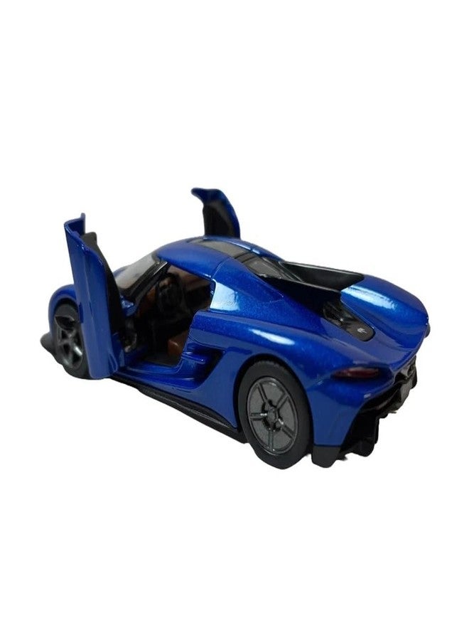 ماياترا سيارة لعبة معدنية مصبوبة من نوع كوينجسيج جيسكو أبسولوت بمقياس 1:36 من ماياترا كينز مارت (أزرق) - Image 2